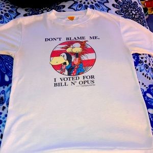Vintage t shirt Bill N’ Opus comic collectibles